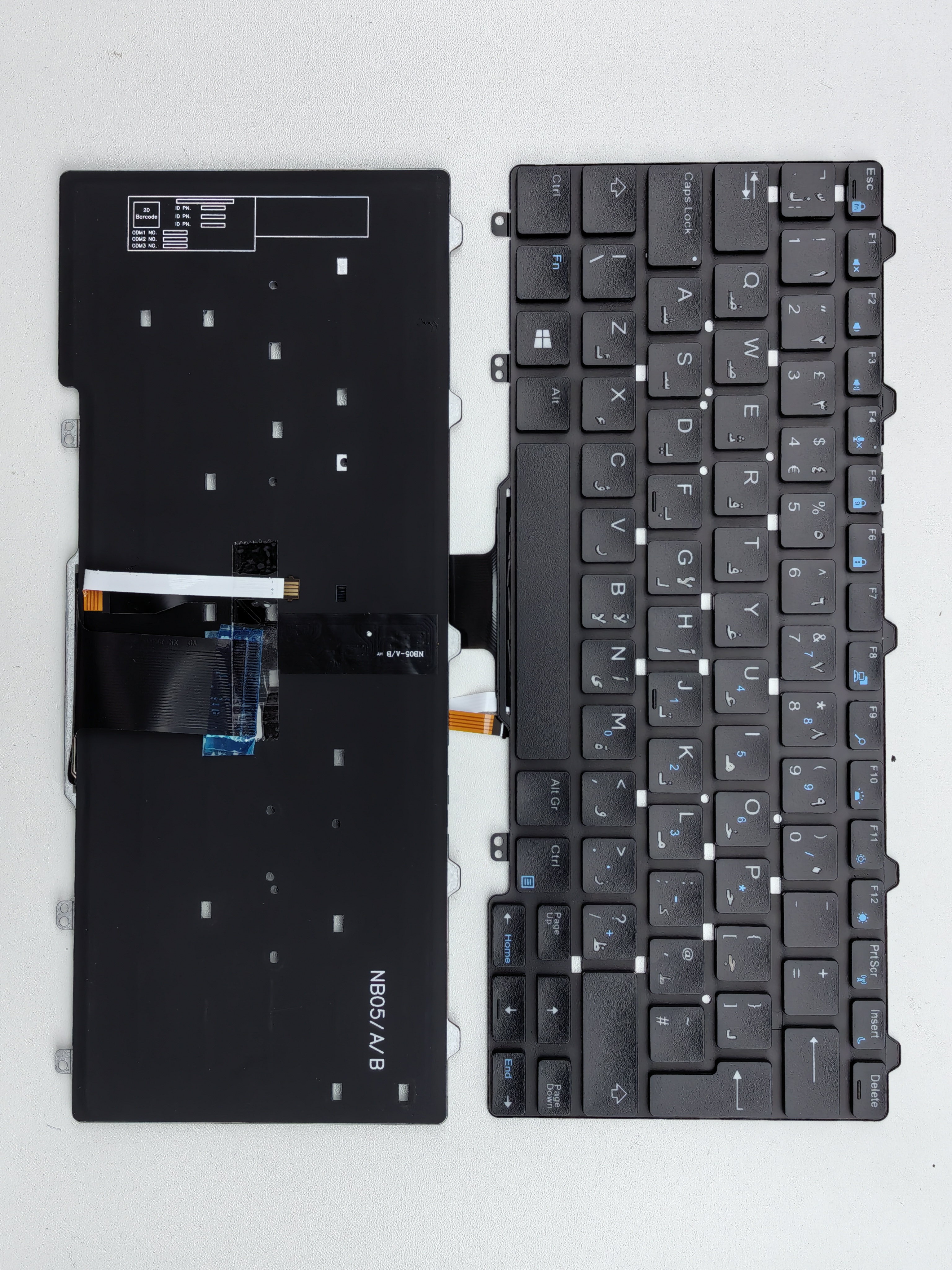 Picture of New Replacement Laptop Keyboard For DELL E7250 Enter BLACK Backlit (OEM) AR Layout